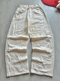 Ivory Drift Baggy Denim - (XS)