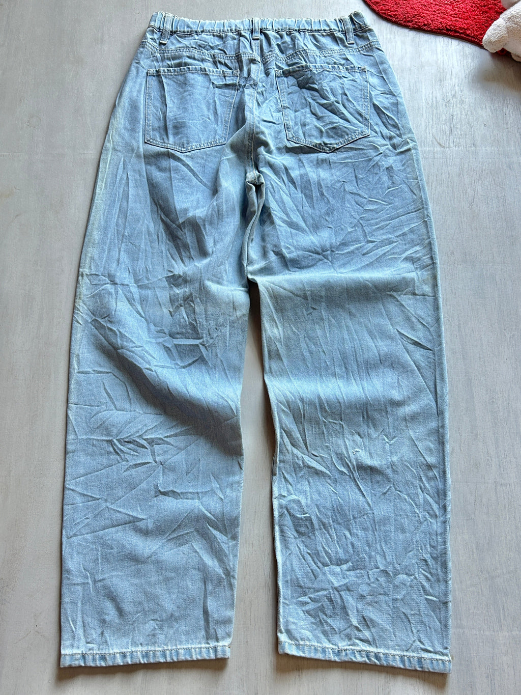 Cloud Blue Elastic Waist Denim - (M)