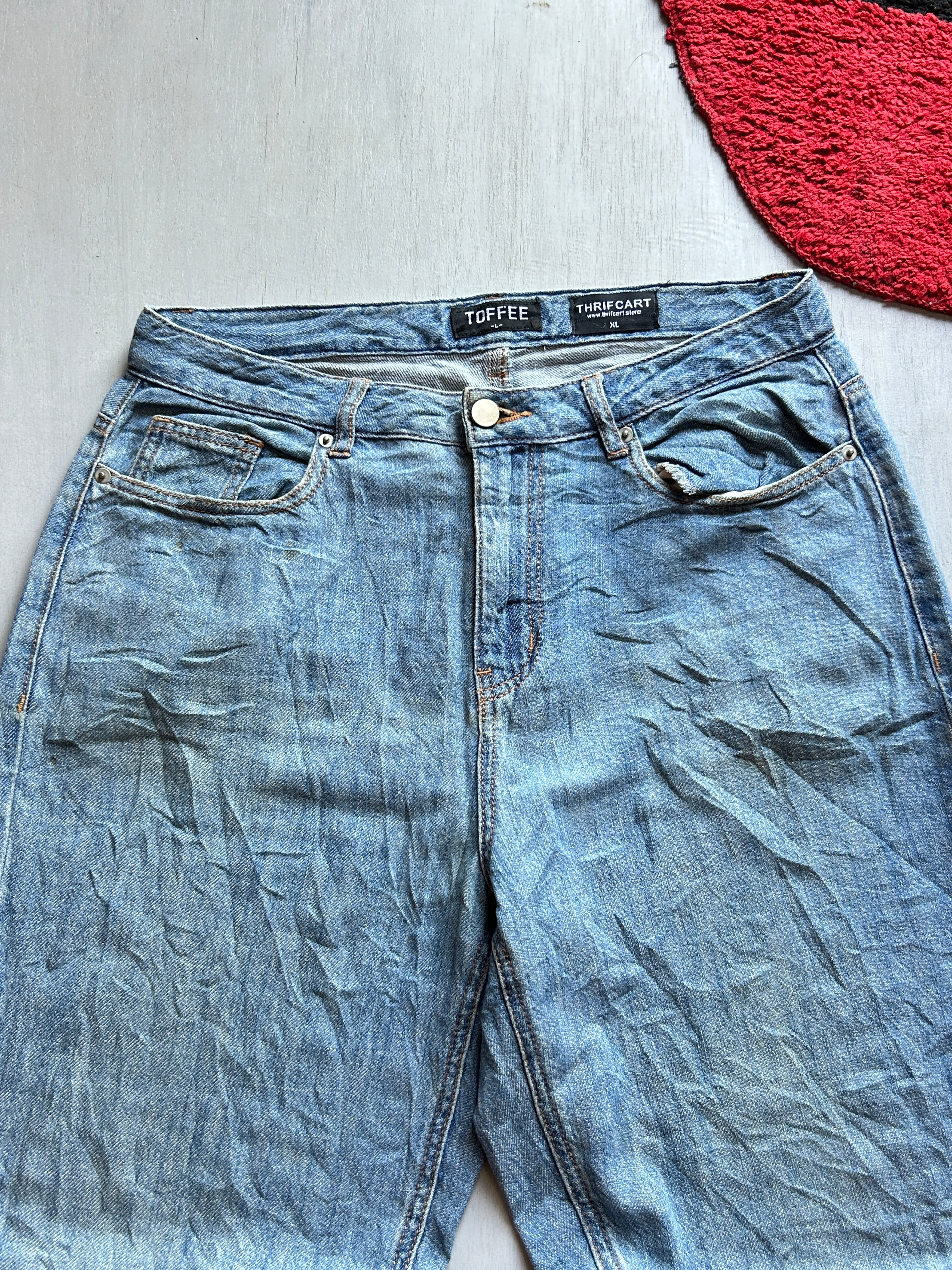 Vintage Steel Baggy Denim - (XL)