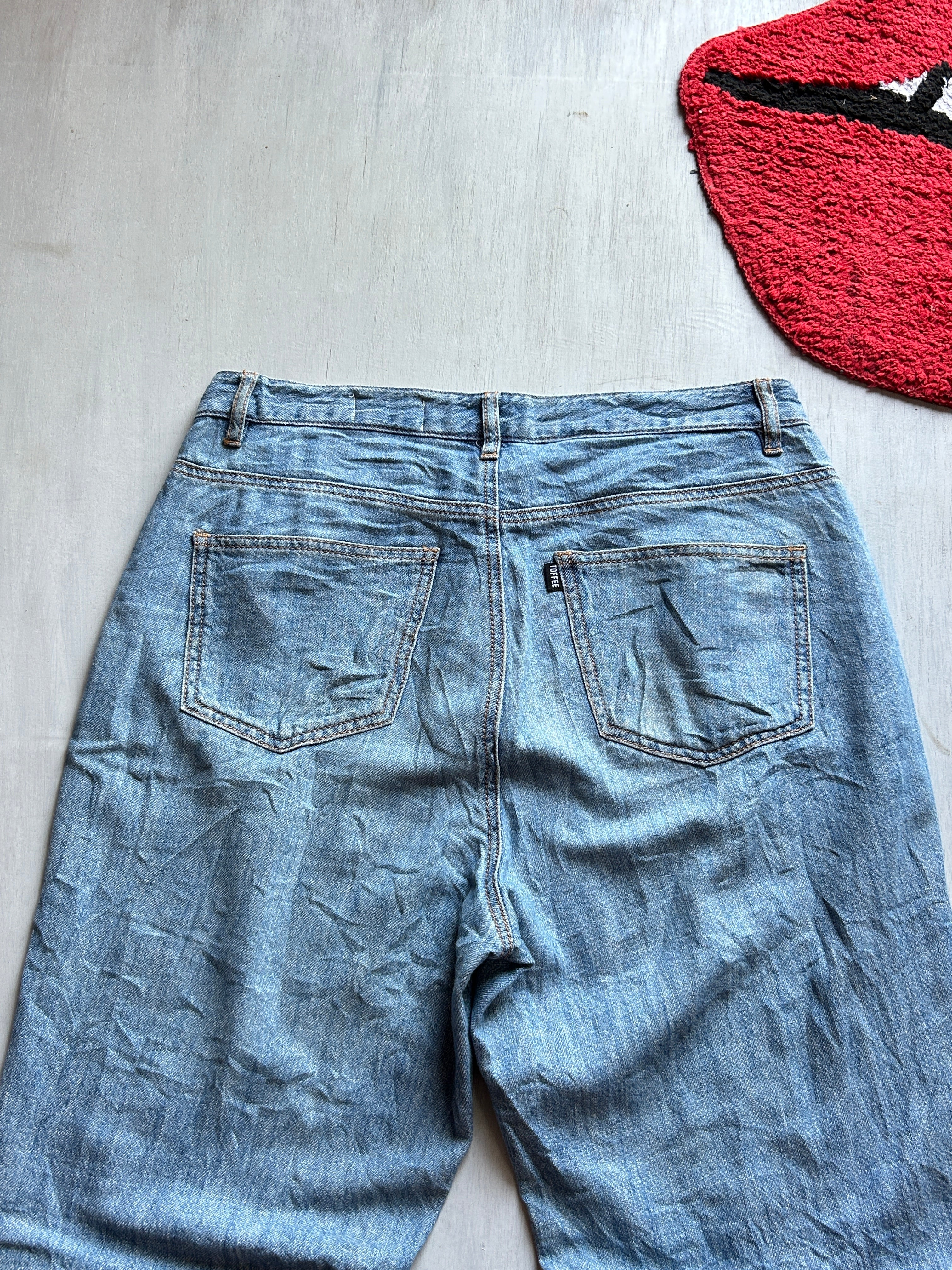 Vintage Steel Baggy Denim - (XL)