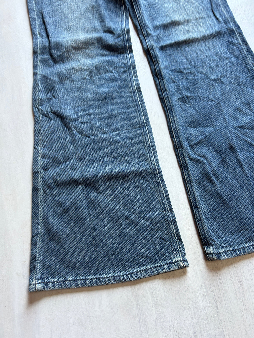 Midnight Texture Flare Denim - (S)