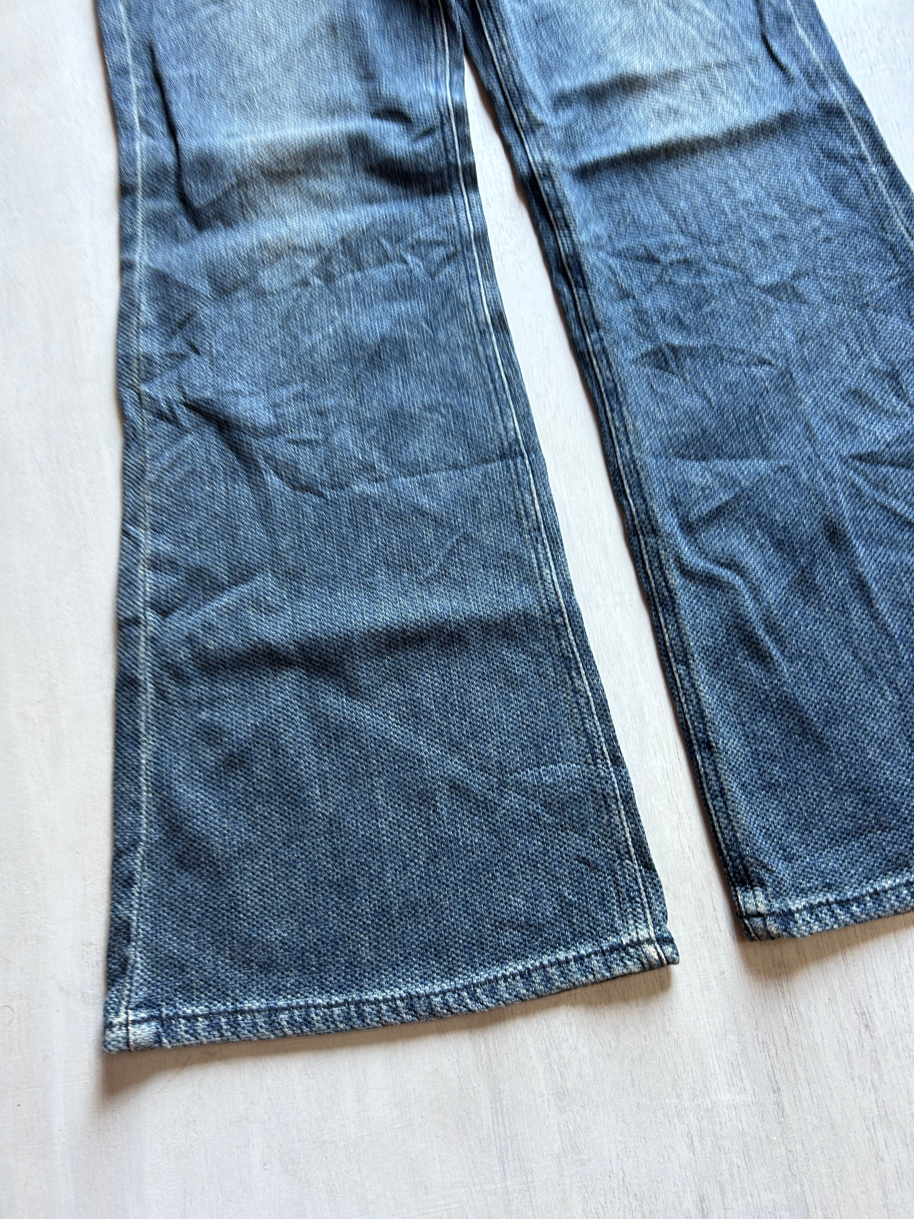 Midnight Texture Flare Denim - (S)