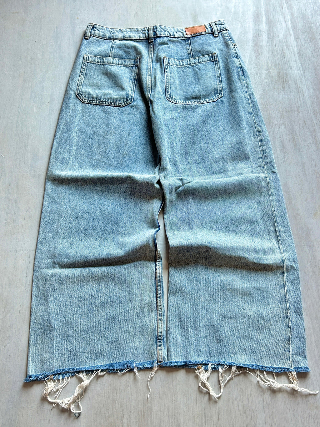 Ocean Fade Raw-Hem Denim - (XL)