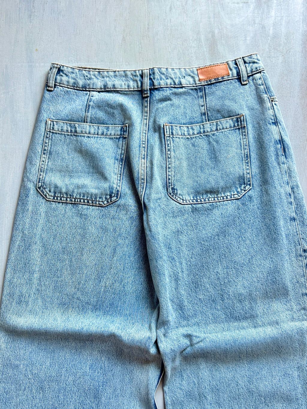 Ocean Fade Raw-Hem Denim - (XL)