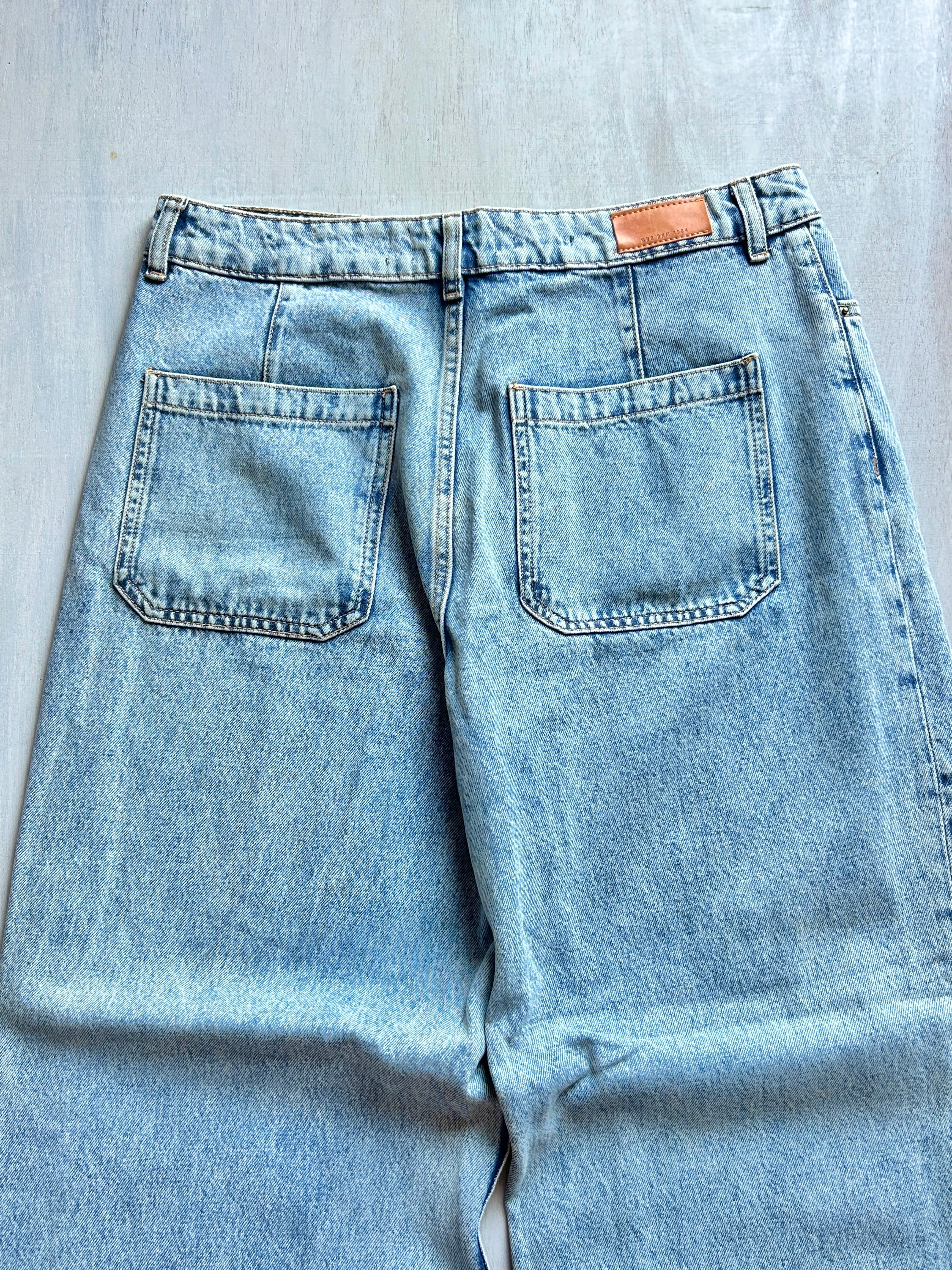 Ocean Fade Raw-Hem Denim - (XL)