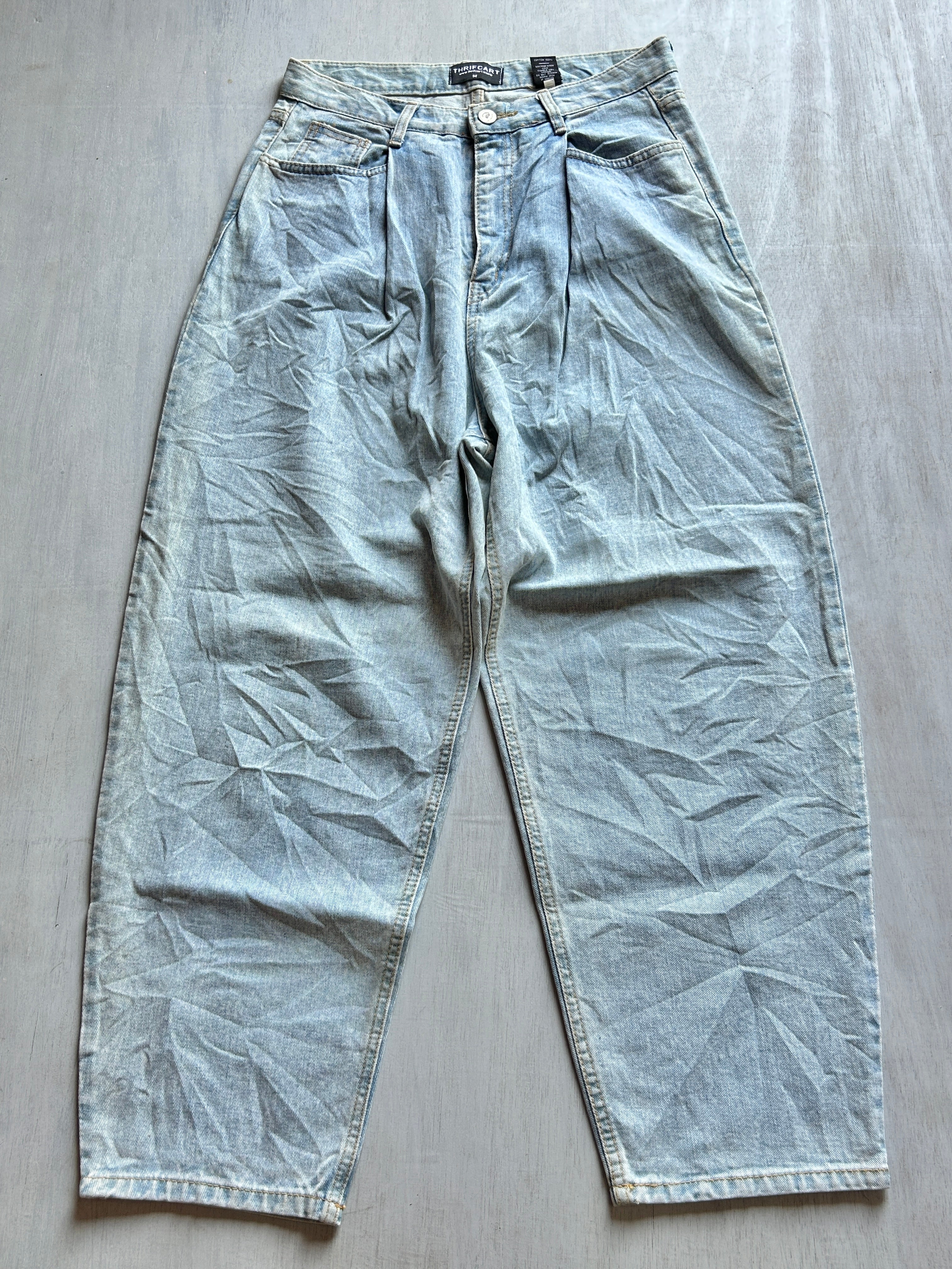 Dust Fade Baggy Denim - (M)