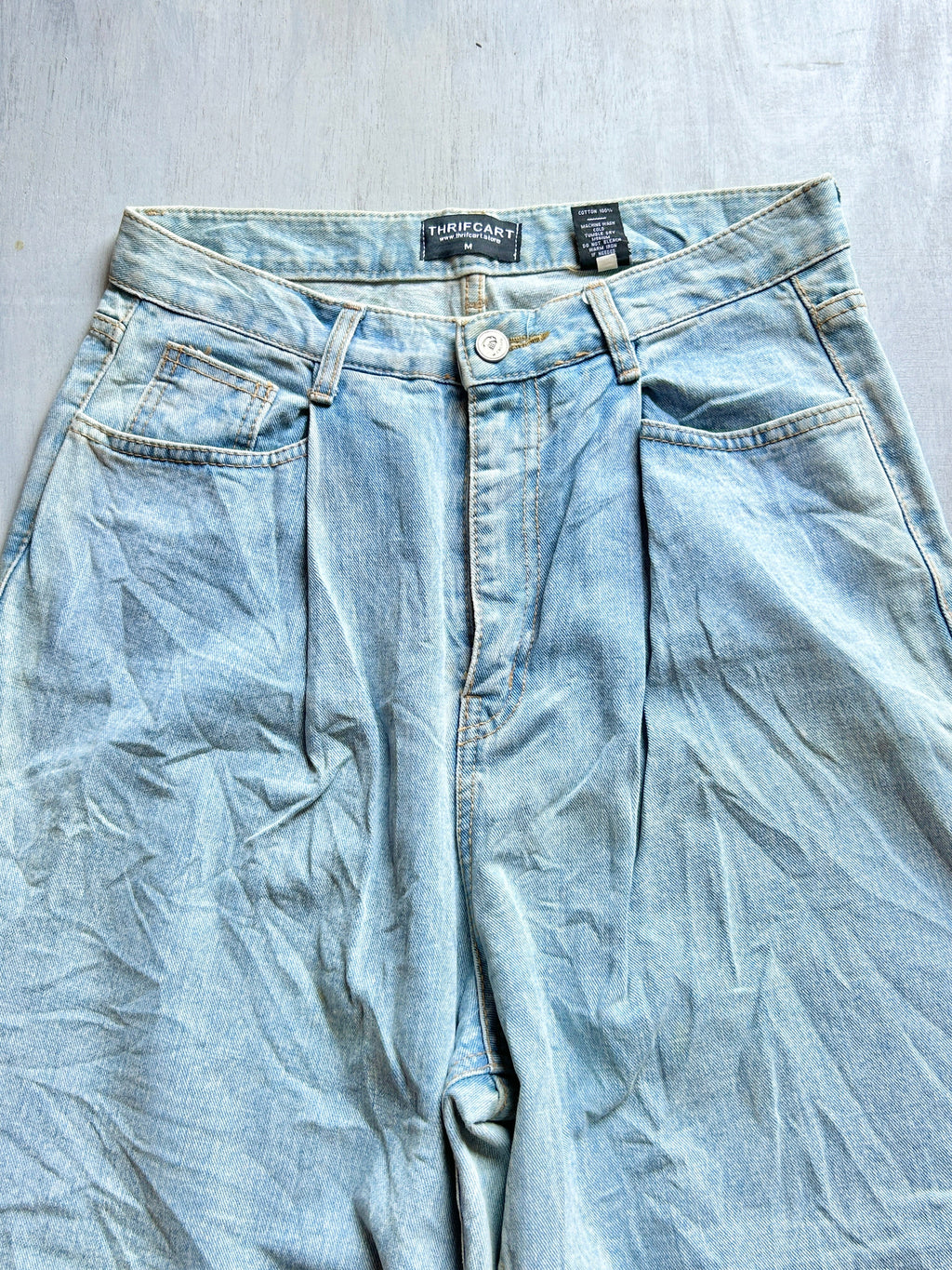 Dust Fade Baggy Denim - (M)