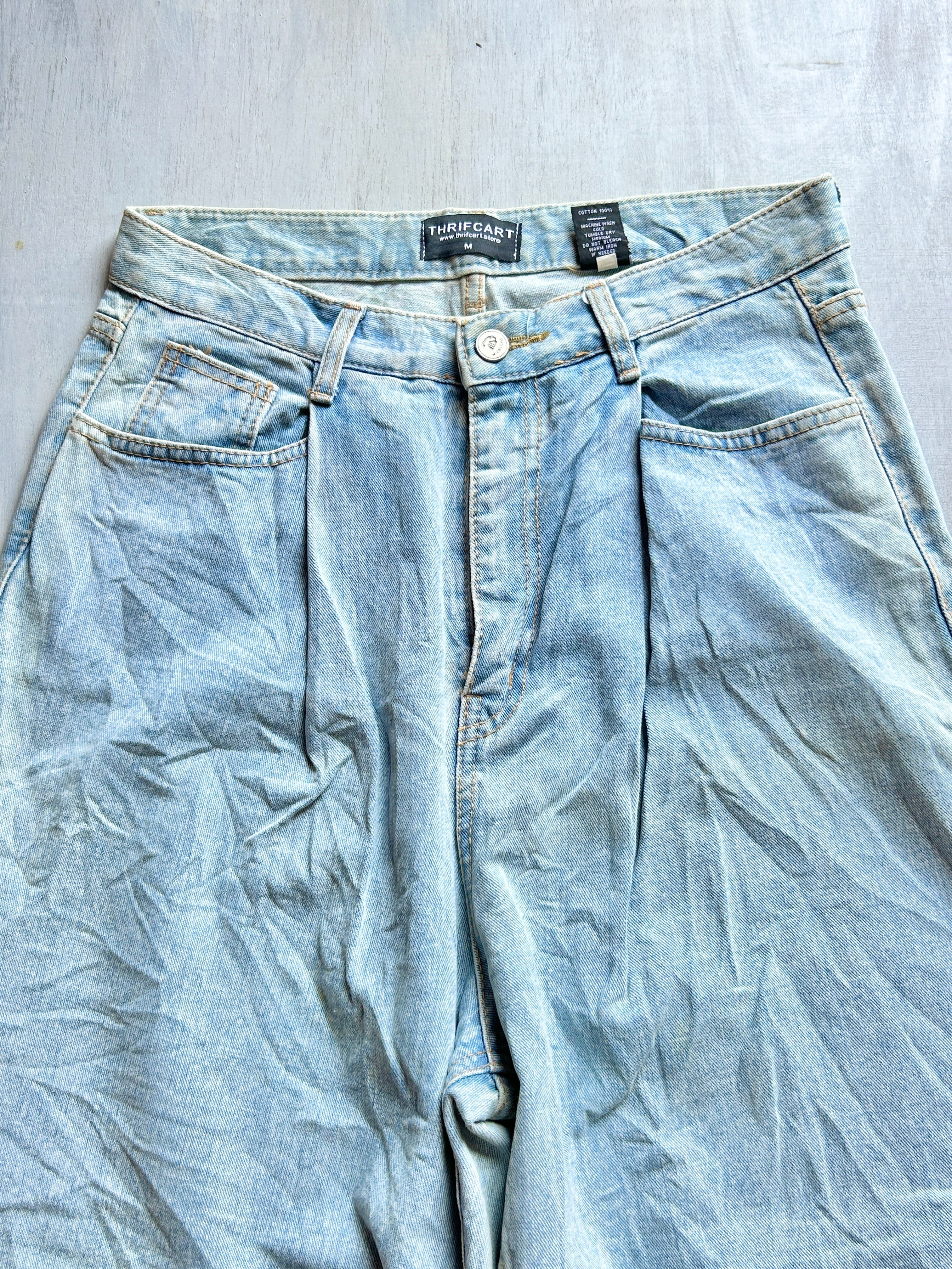 Dust Fade Baggy Denim - (M)