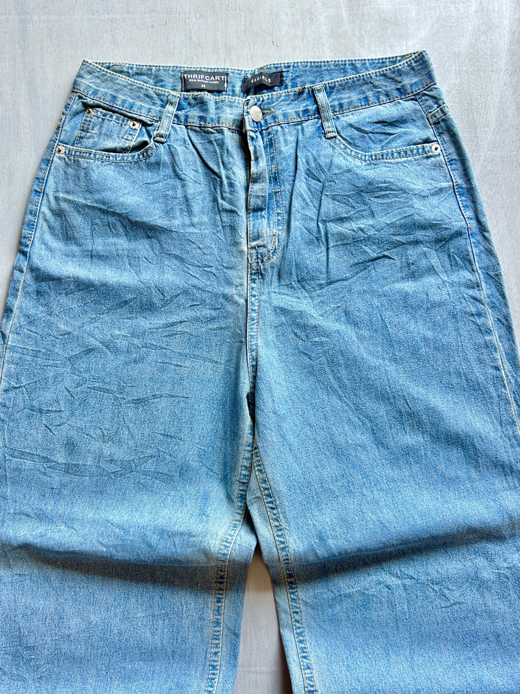 Glacier Fade Baggy Denim - (M)