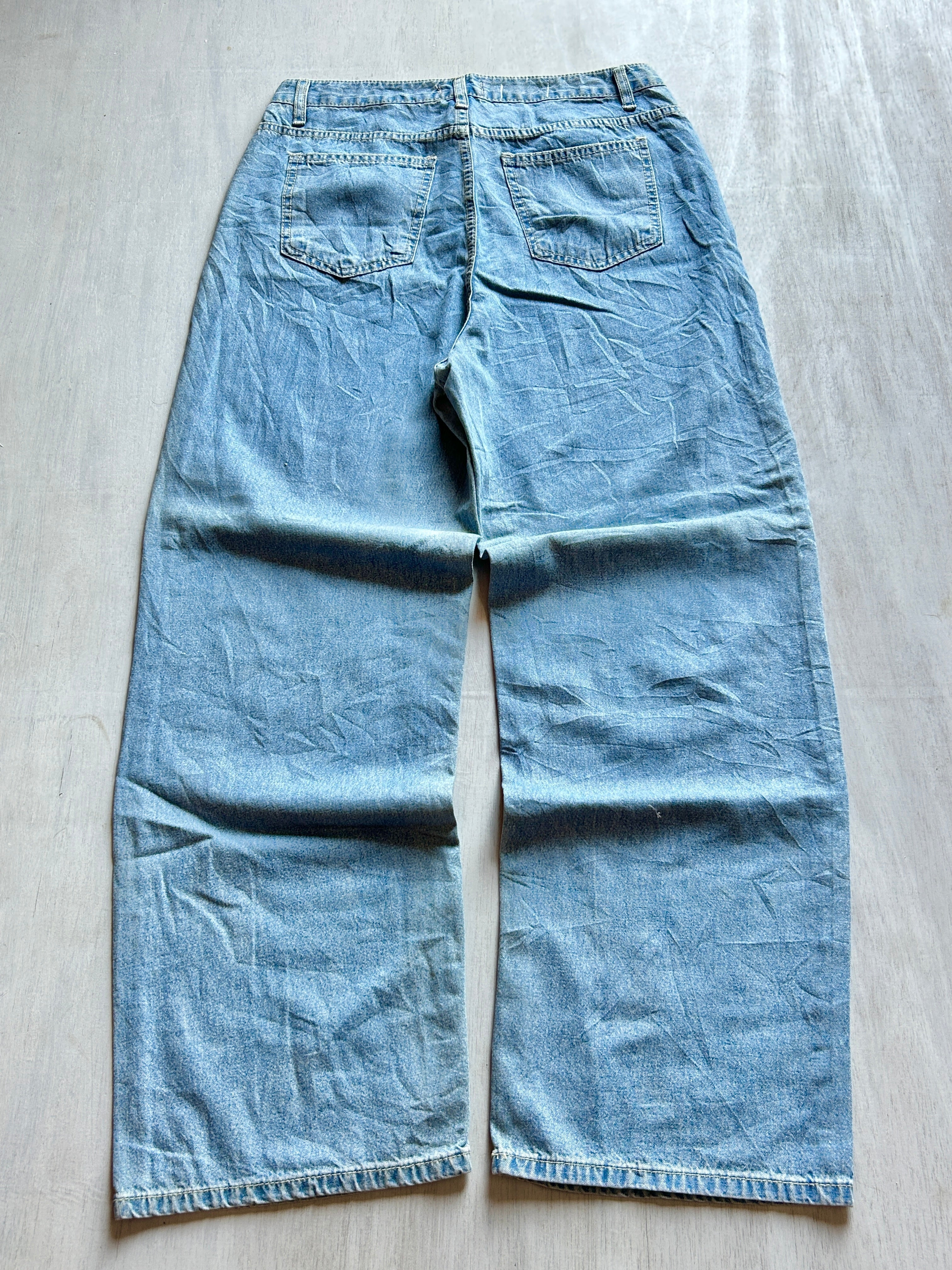 Glacier Fade Baggy Denim - (M)