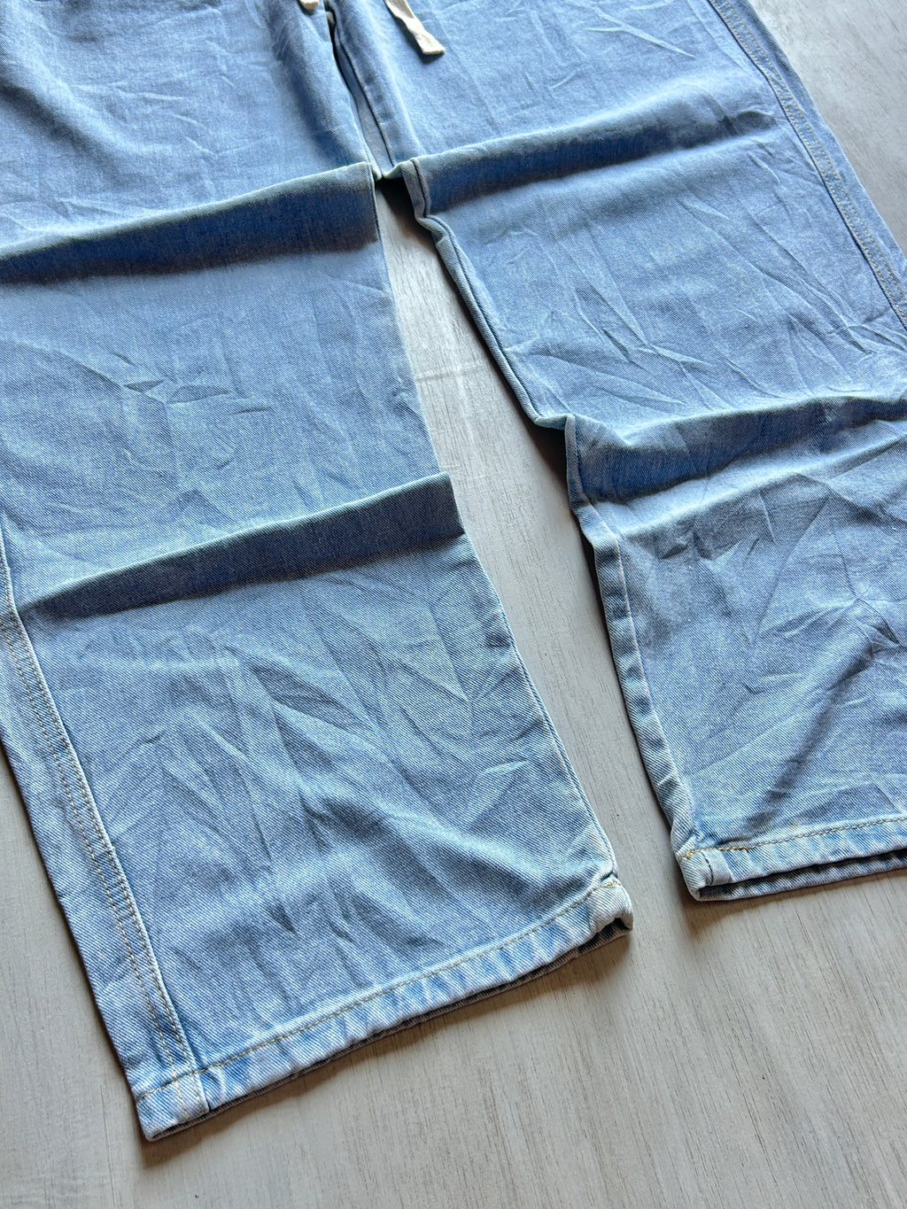 Sky Wash Drawstring Denim - (XXL)