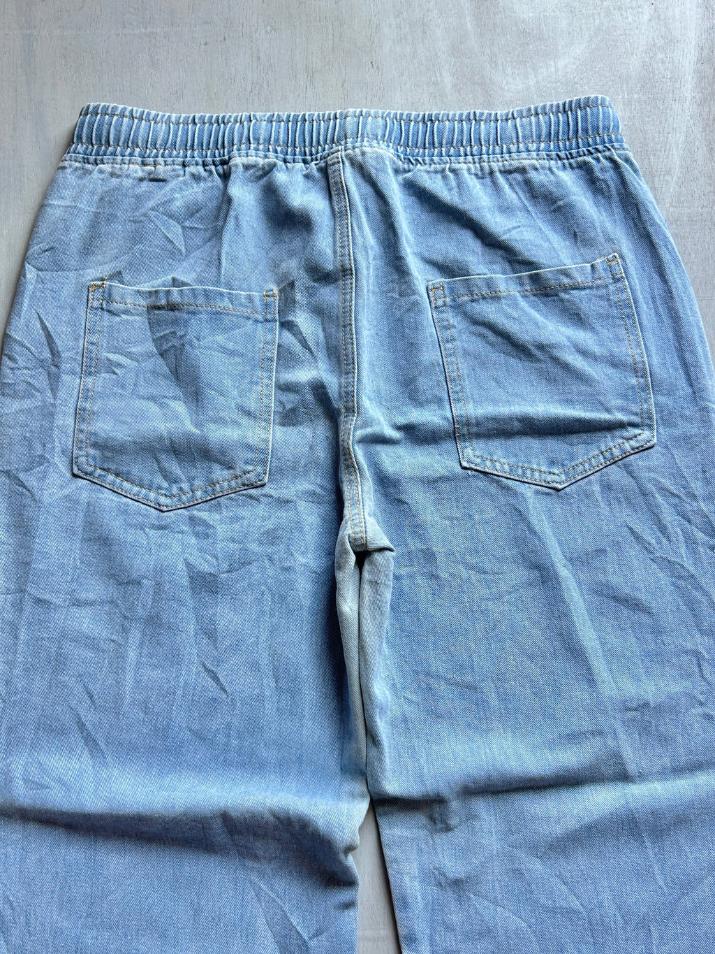 Sky Wash Drawstring Denim - (XXL)