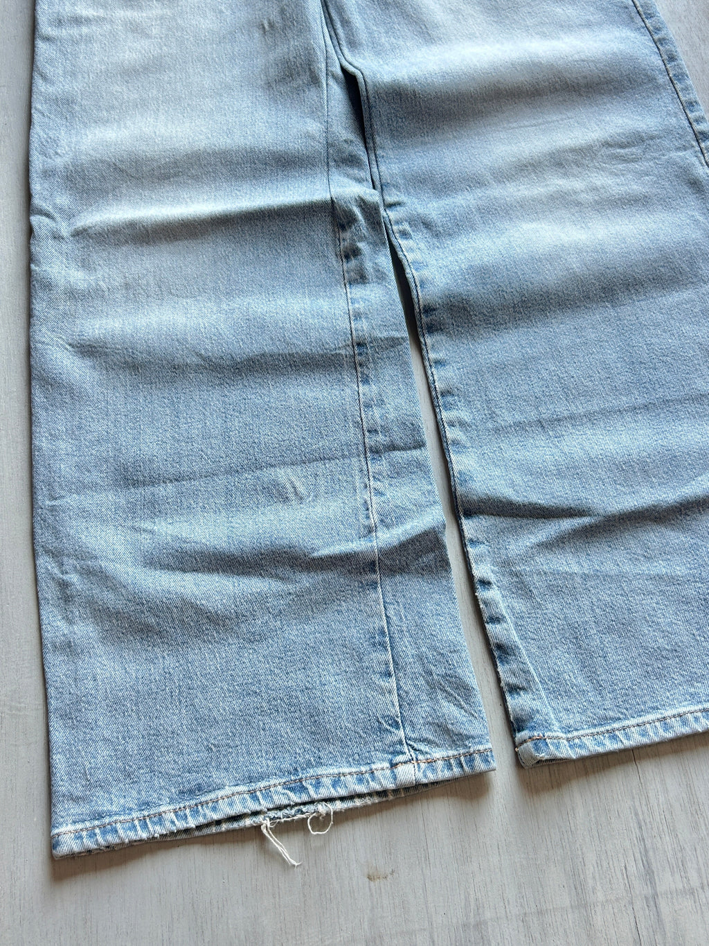 Cloud Fade Wide-Leg Denim - (M)