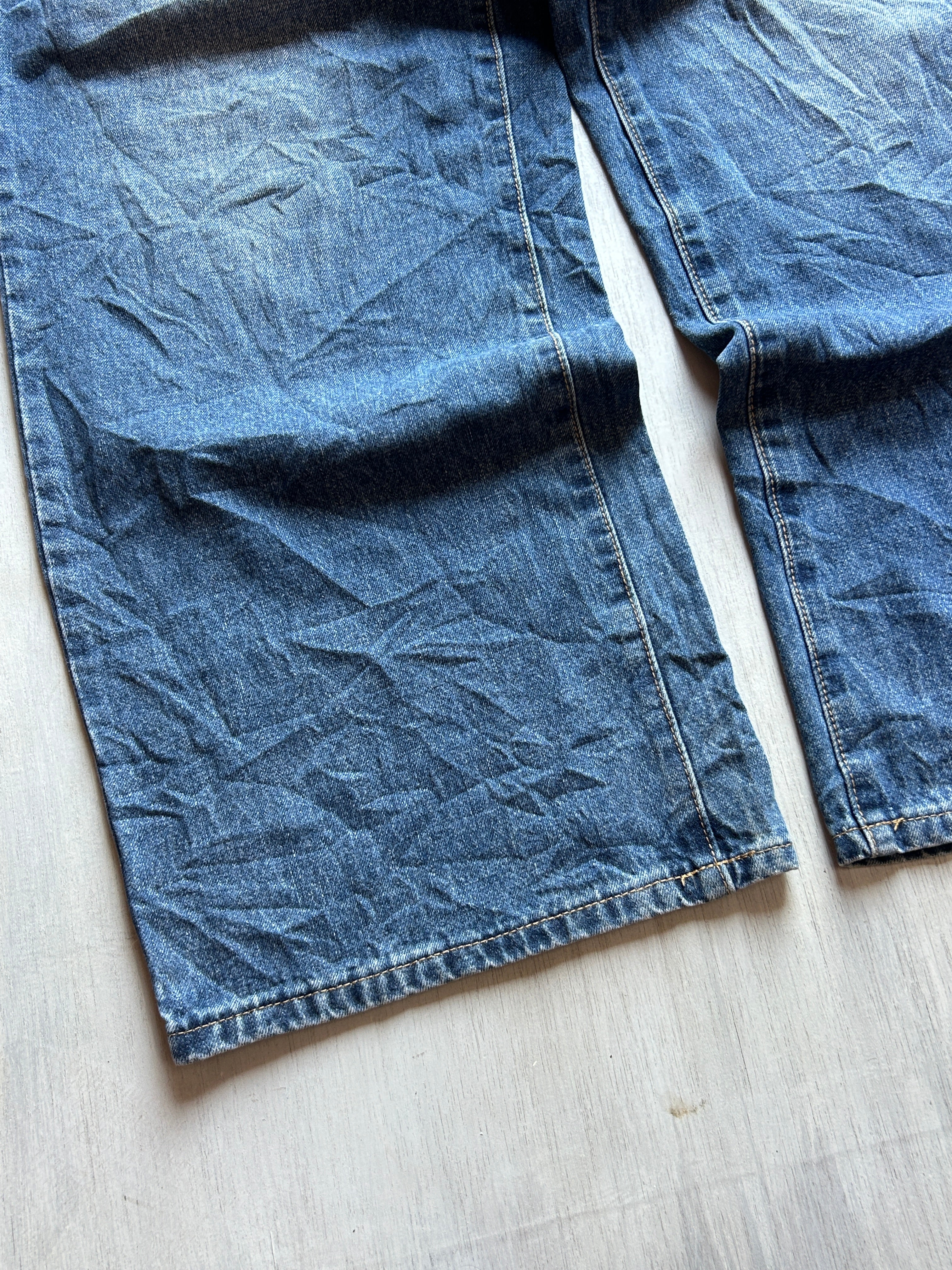 Indigo Fade Baggy Denim - (XL)