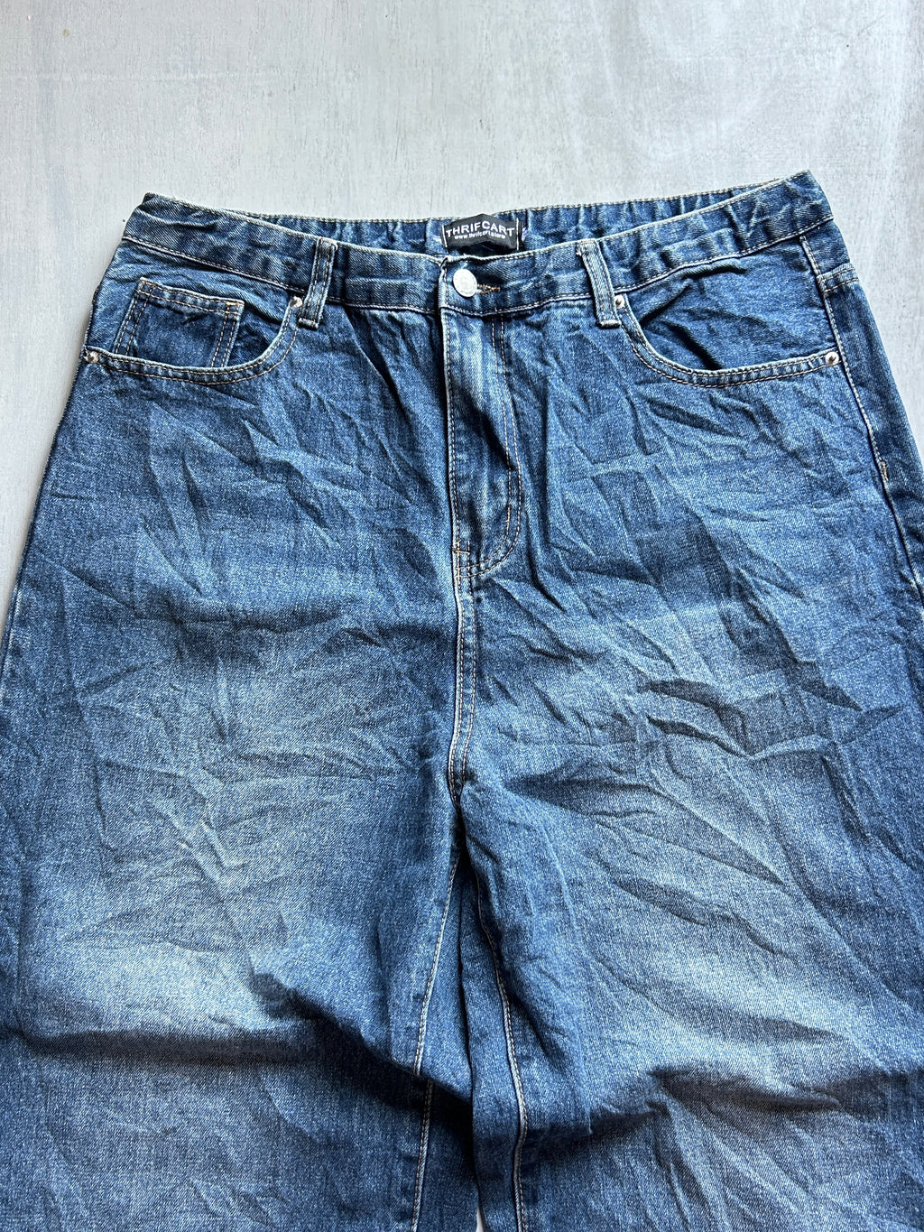 Indigo Fade Baggy Denim - (XL)