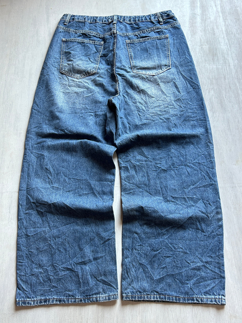 Indigo Fade Baggy Denim - (XL)