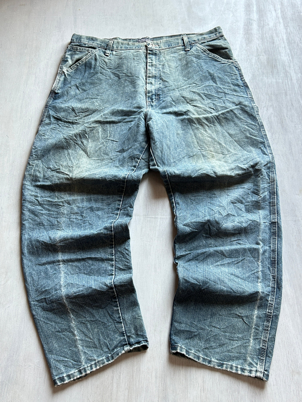 Vintage Slate Baggy Denim - (XXXL)
