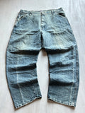 Vintage Slate Baggy Denim - (XXXL)