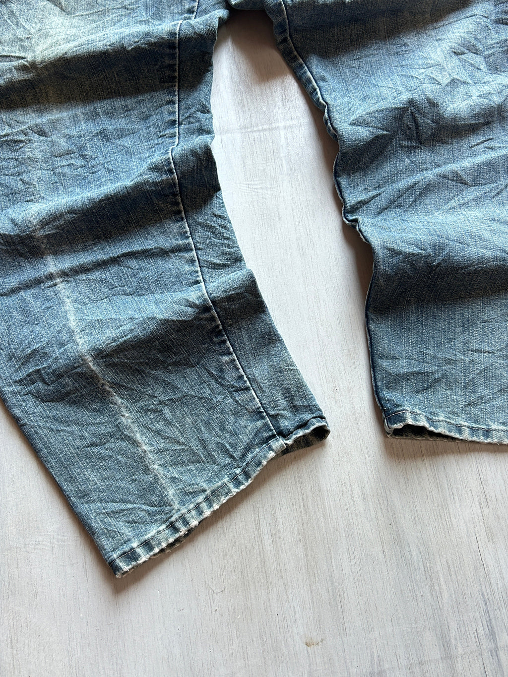 Vintage Slate Baggy Denim - (XXXL)