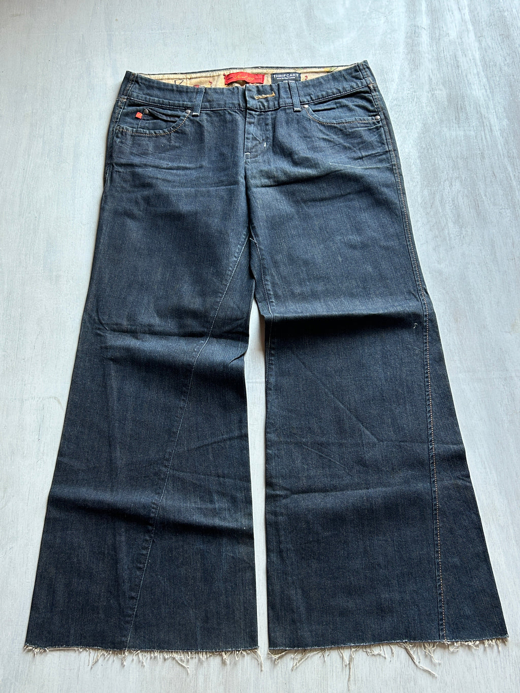 Midnight Raw-Hem Denim - (XXL)