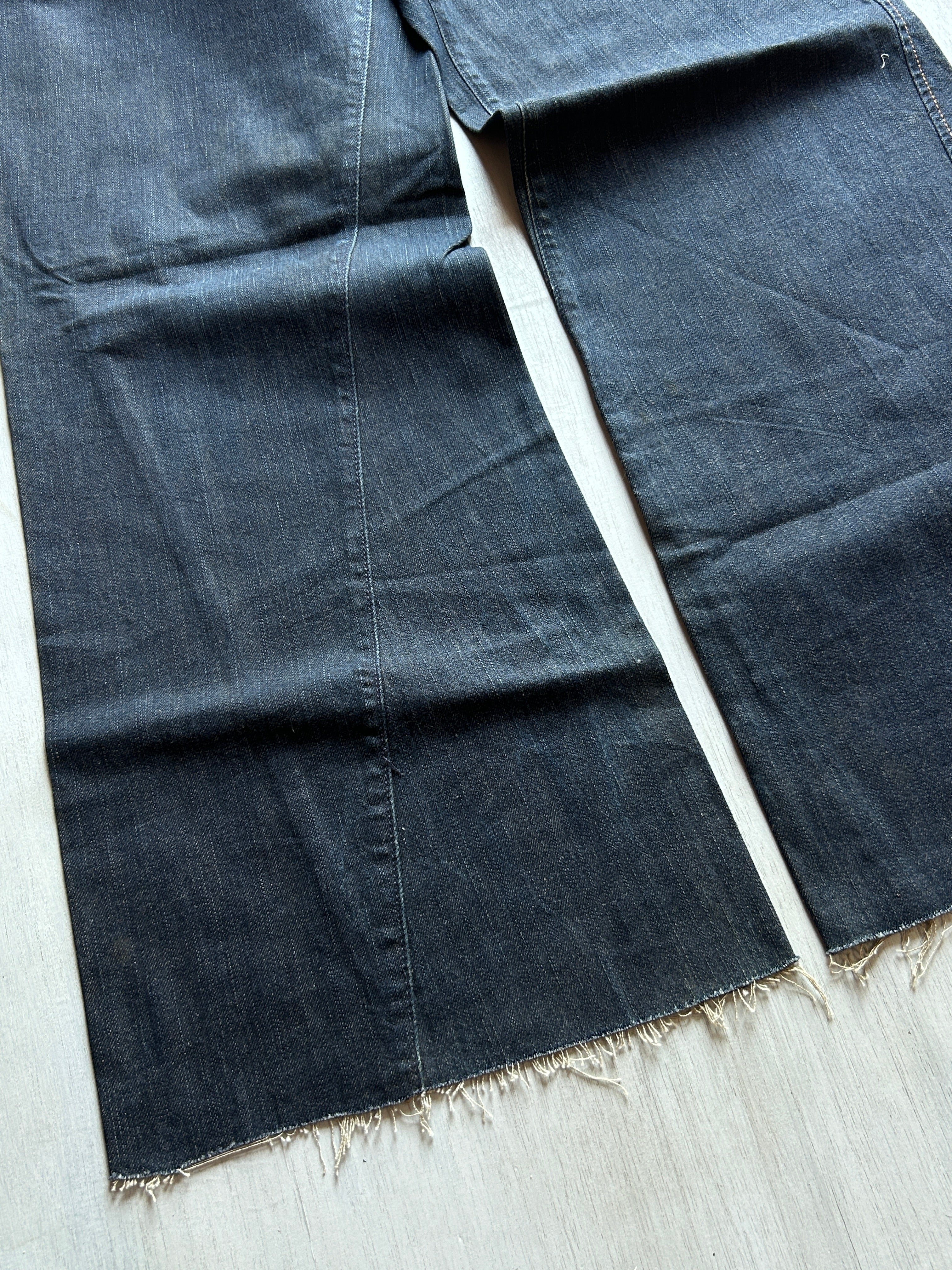 Midnight Raw-Hem Denim - (XXL)