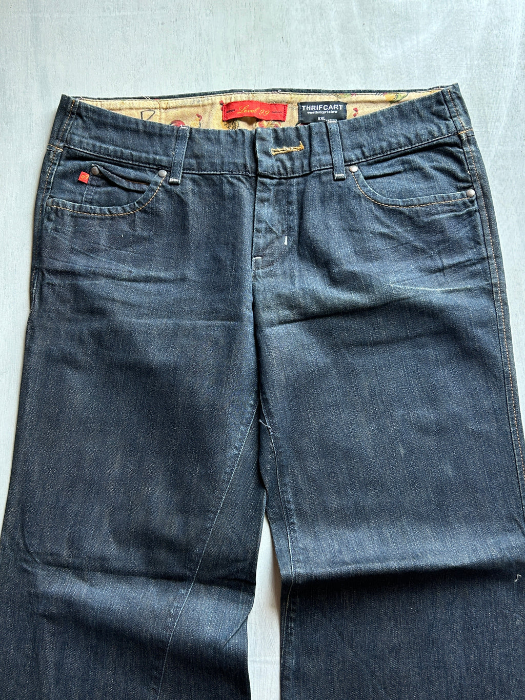 Midnight Raw-Hem Denim - (XXL)