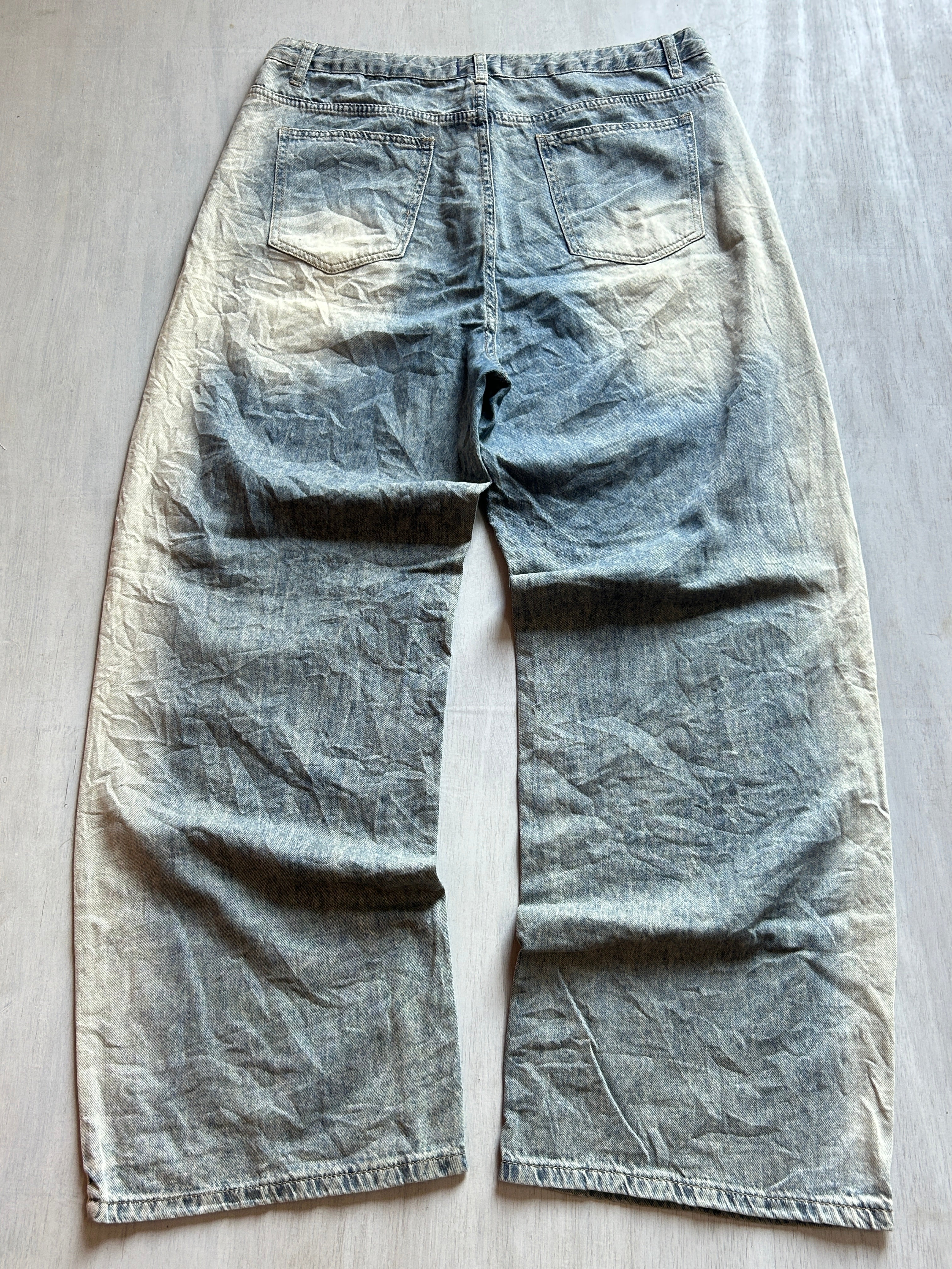 Stone Fade Baggy Denim - (XL)