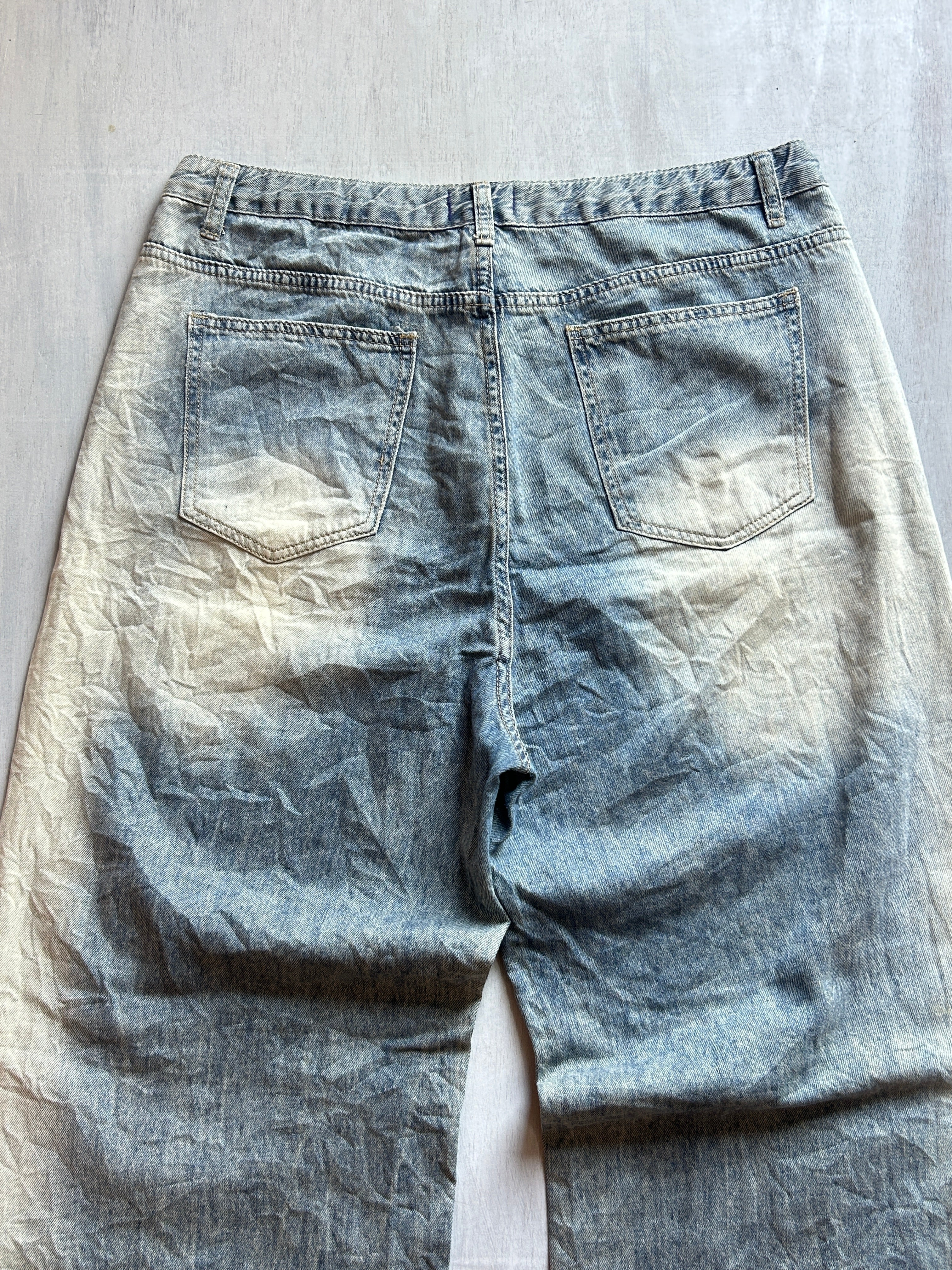Stone Fade Baggy Denim - (XL)