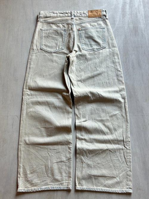 Bone Wash Baggy Denim - (L)