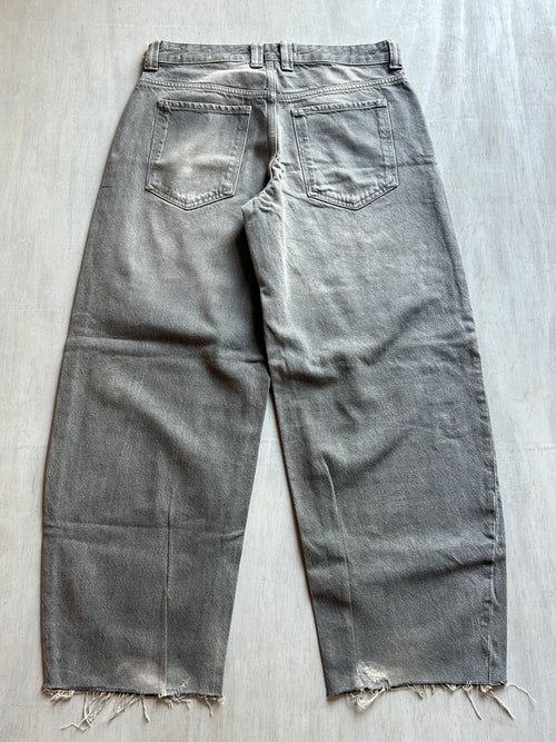 Ash Fade Raw Hem Denim - (L)