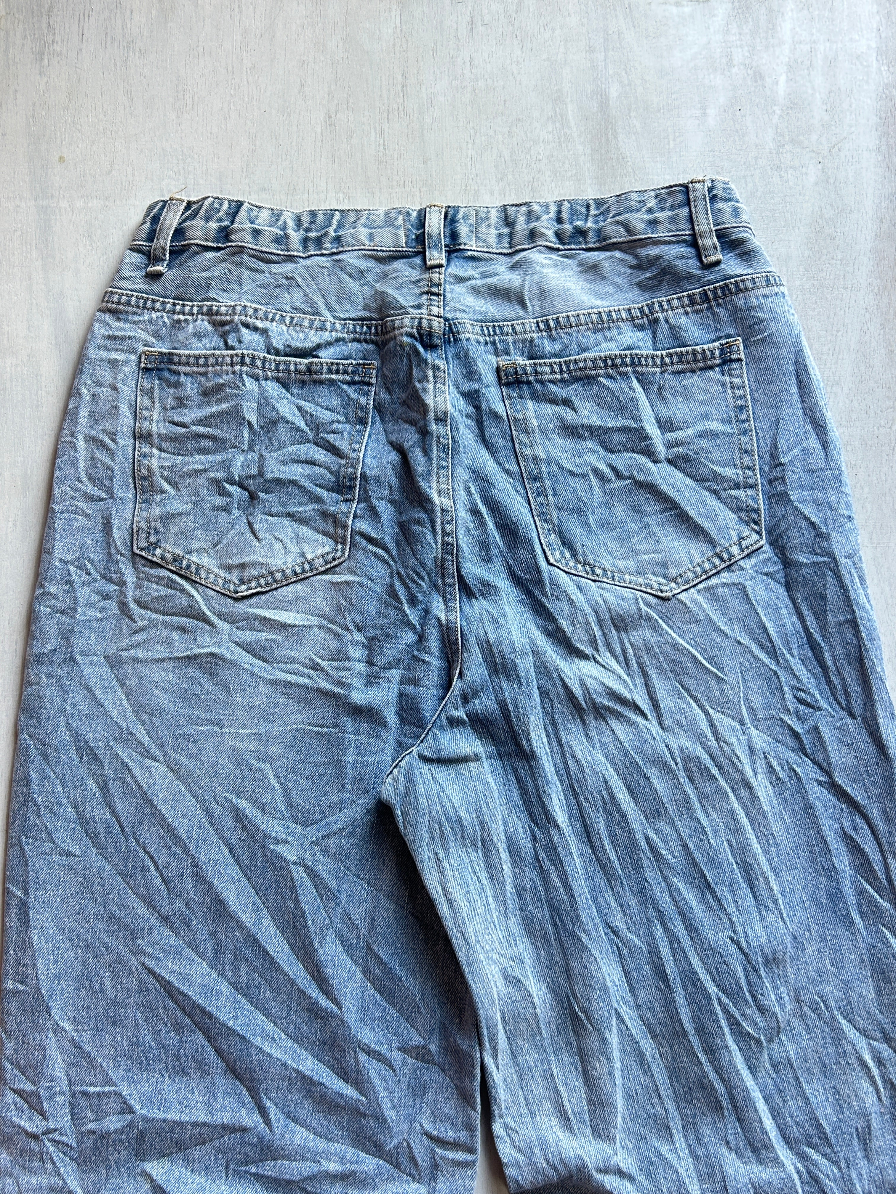 Ice Wash Baggy Denim - (L)