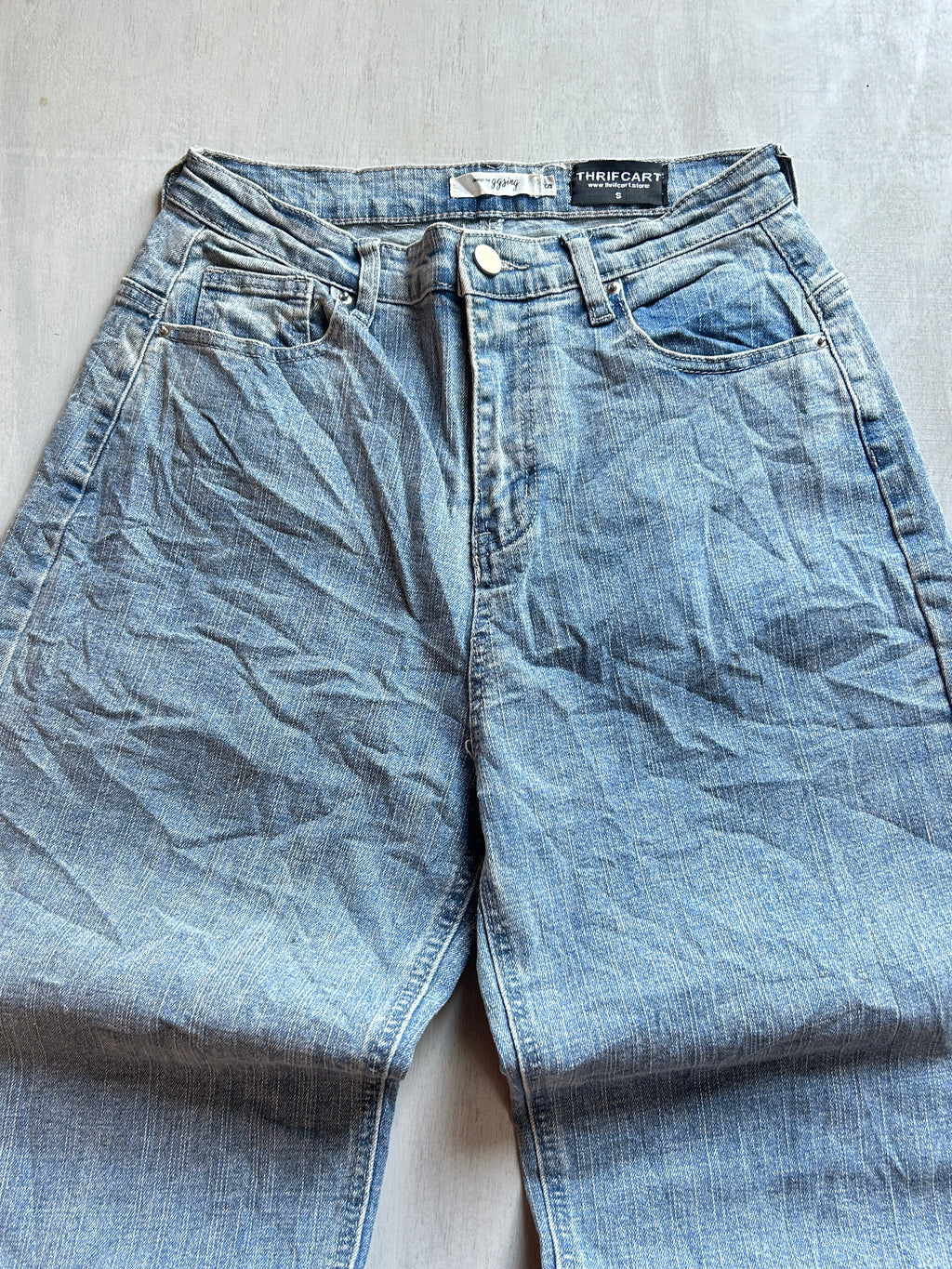 Steel Fade Baggy Denim - (S)