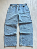 Stud Strap Baggy Denim - (L)