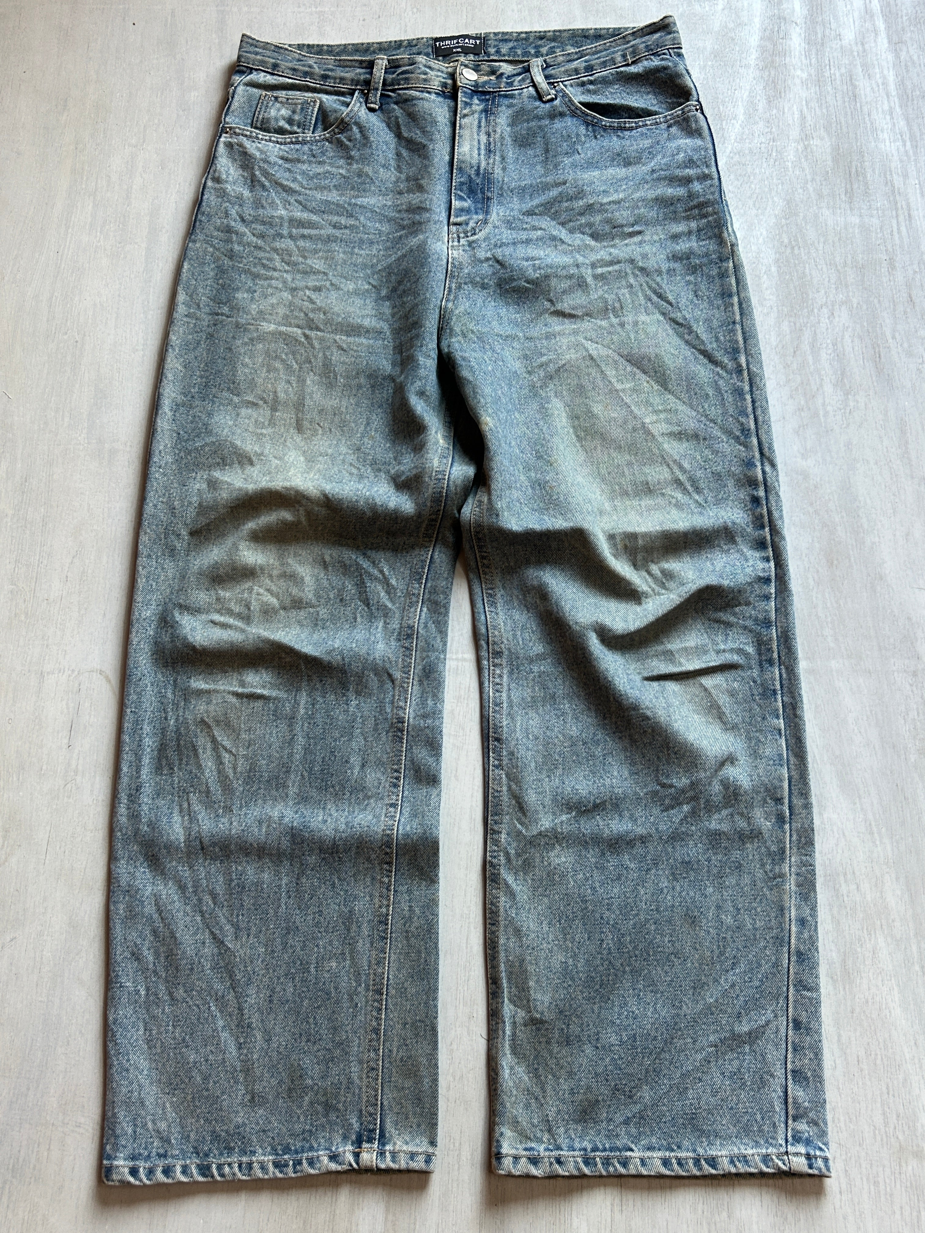 Granite Fade Baggy Denim - (XXL)