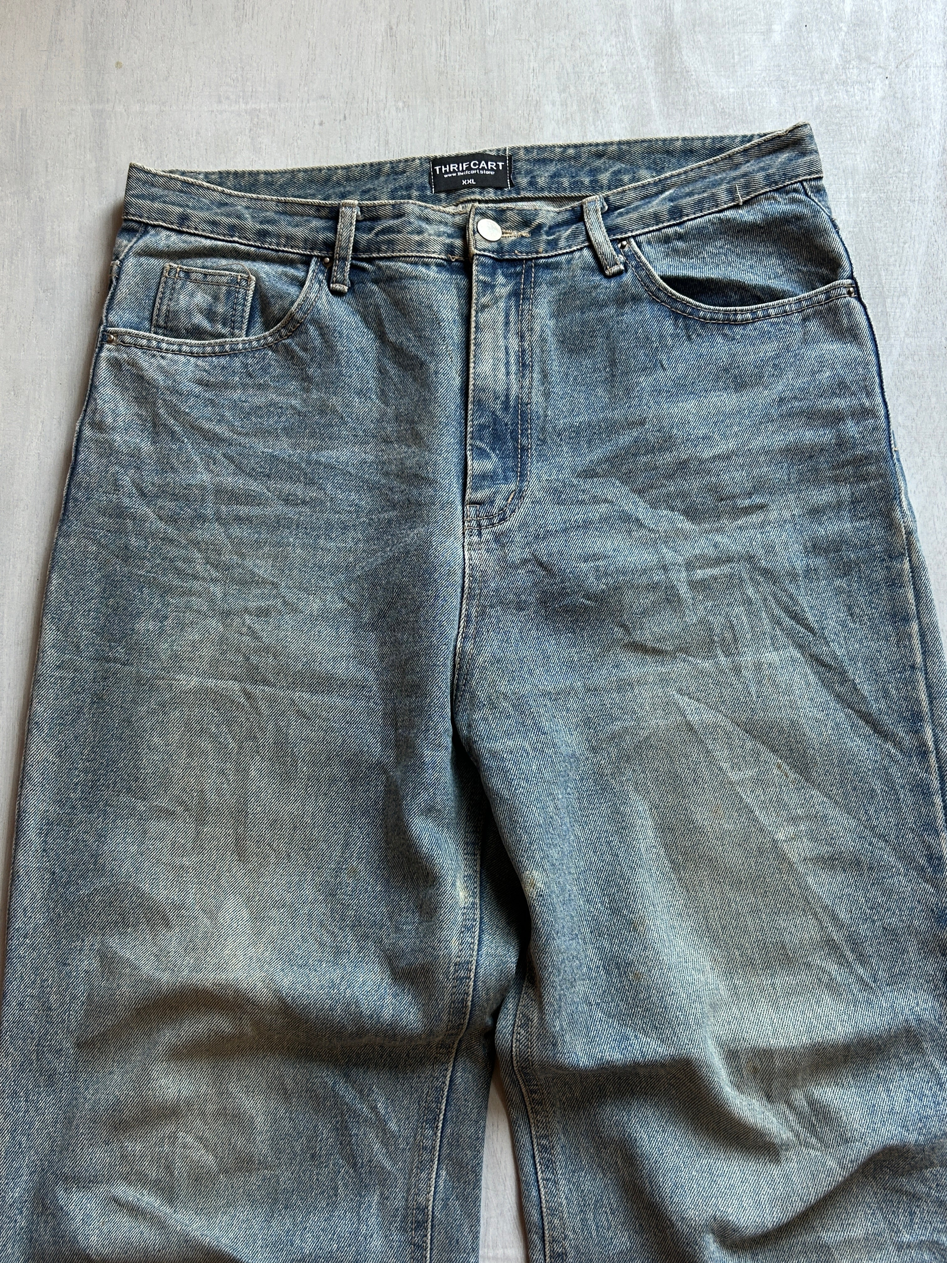Granite Fade Baggy Denim - (XXL)