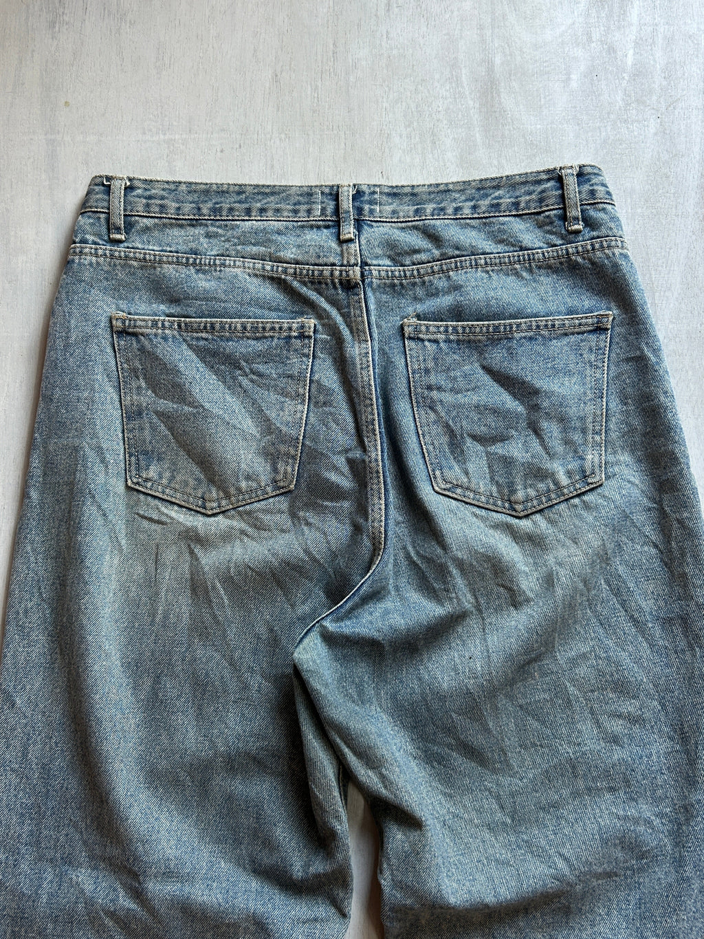 Granite Fade Baggy Denim - (XXL)