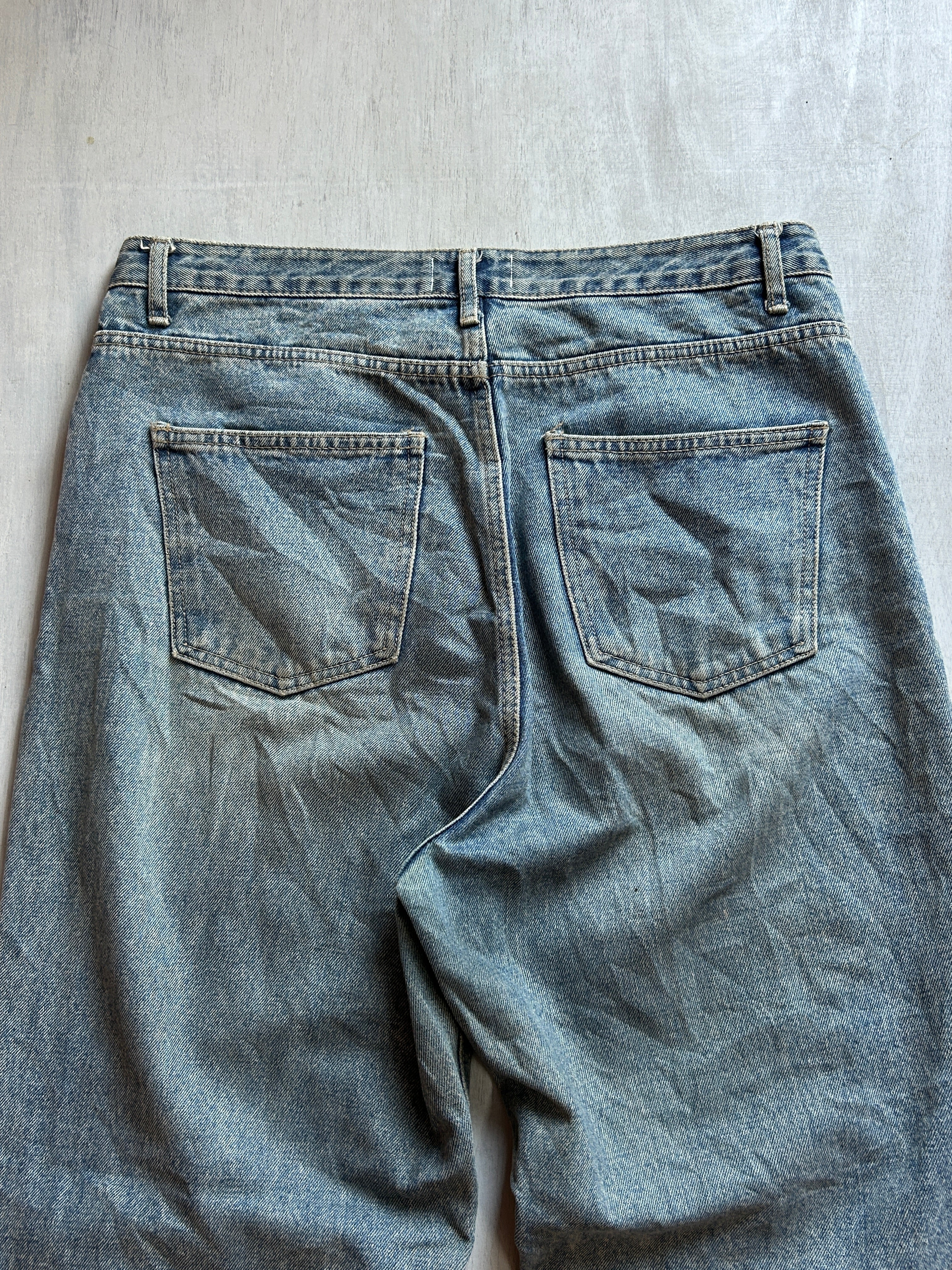 Granite Fade Baggy Denim - (XXL)