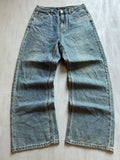 Steel Wash Baggy Denim - (S)