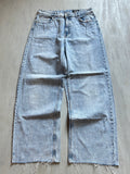 Arctic Raw Hem Baggy Denim - (L)