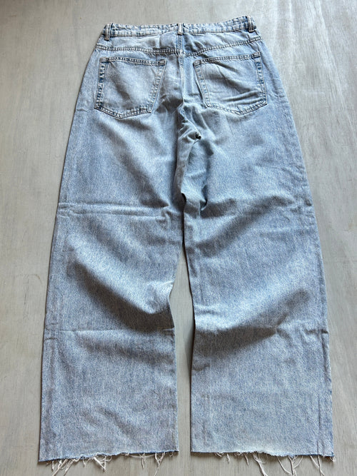 Arctic Raw Hem Baggy Denim - (L)