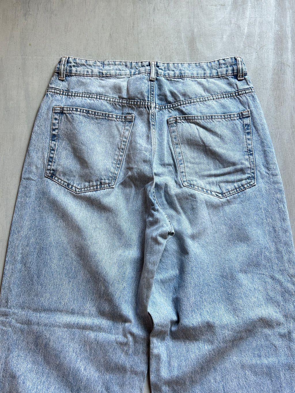 Arctic Raw Hem Baggy Denim - (L)