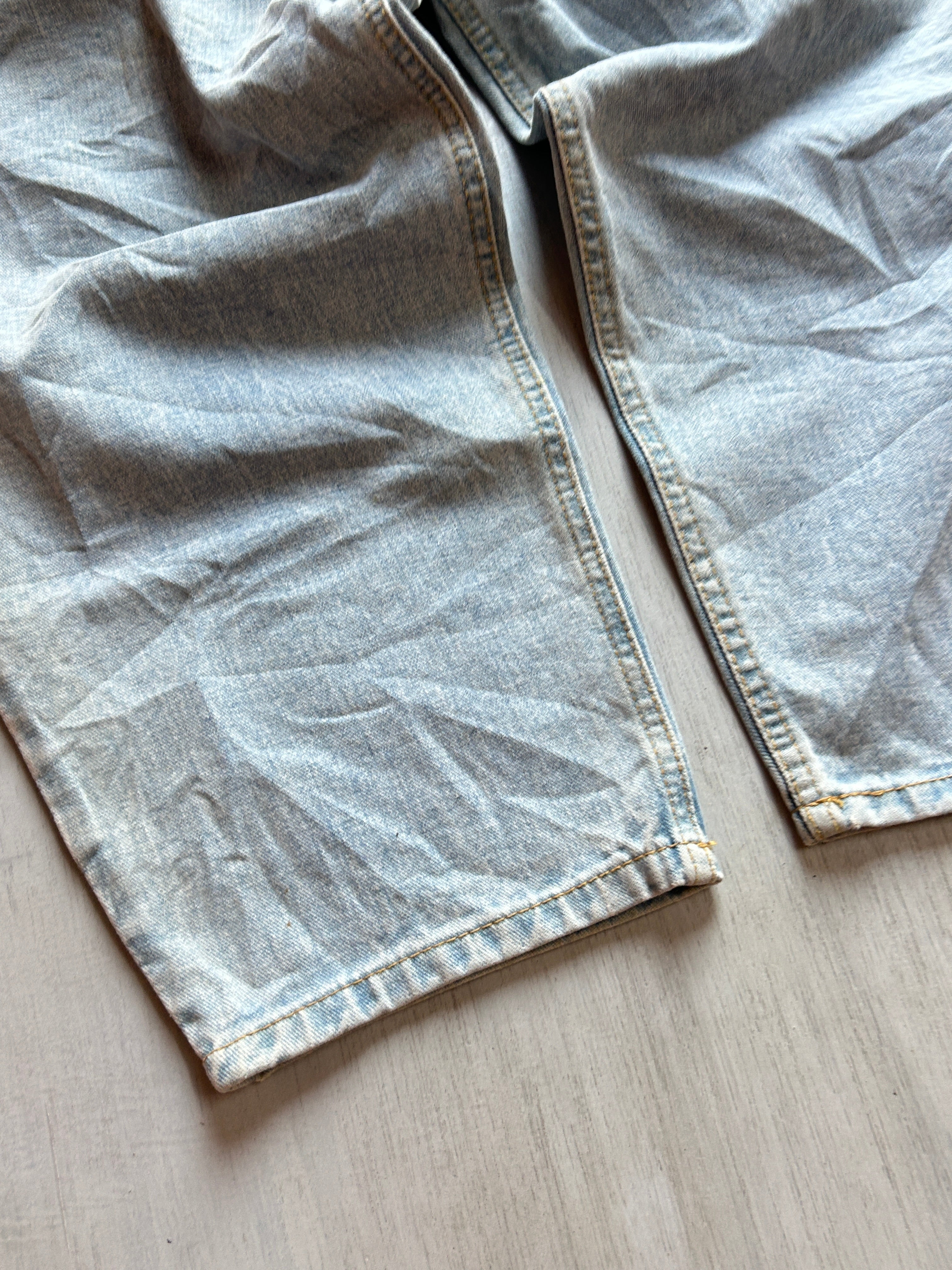 Glacier Pleated Baggy Denim - (M)