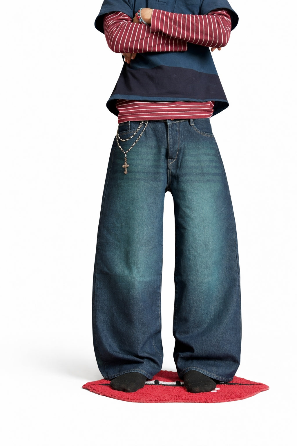 Vintage Blue Baggy Fit Jeans