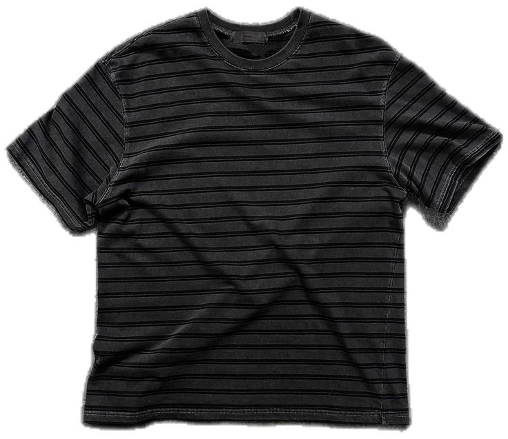 Black Shadow Stripe T-Shirt