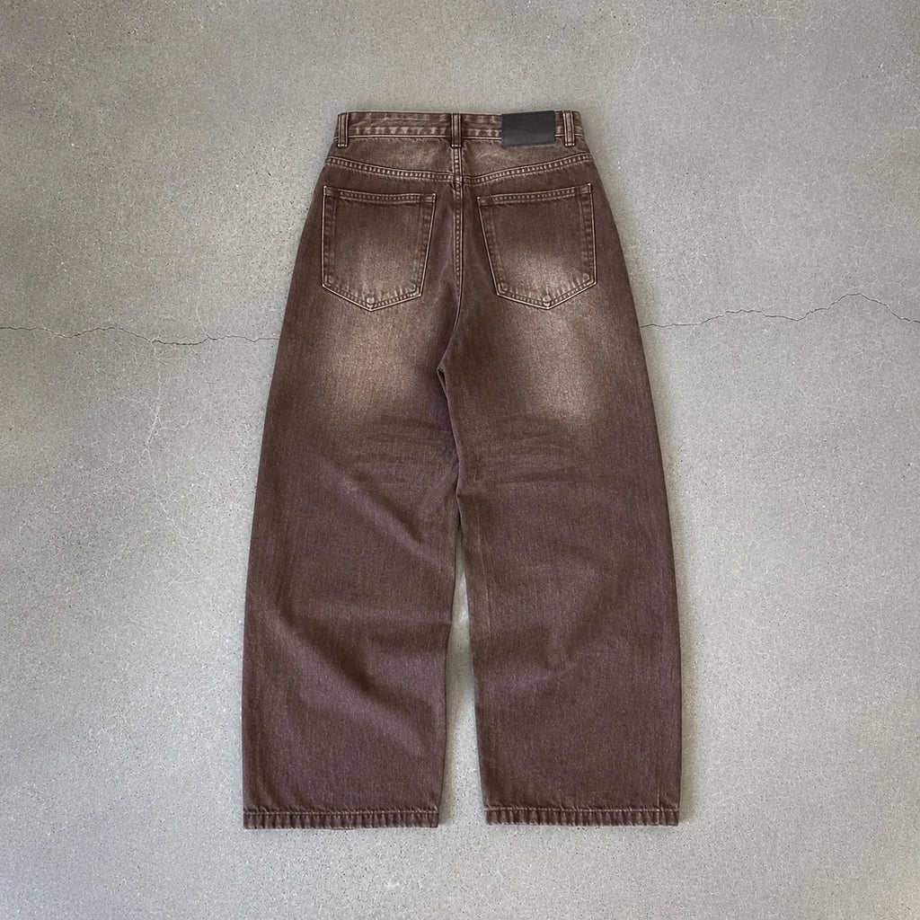 Mocha Brown Baggy Jeans